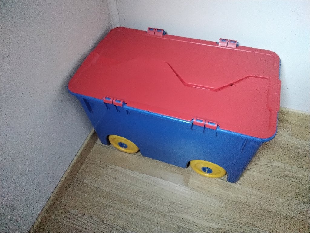 Coffre jouet, Enlèvement, Comme neuf, 50 à 100 cm, Moins de 50 cm
