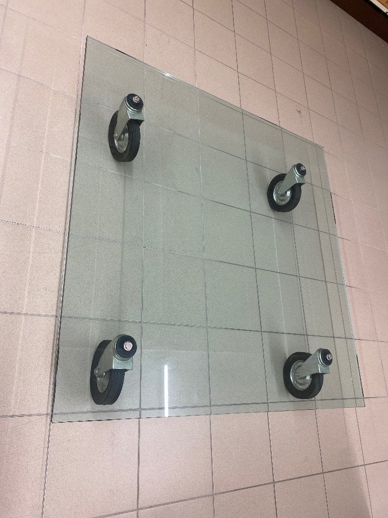 Salontafel op wielen, 100 à 150 cm, Enlèvement, Carré, Comme neuf