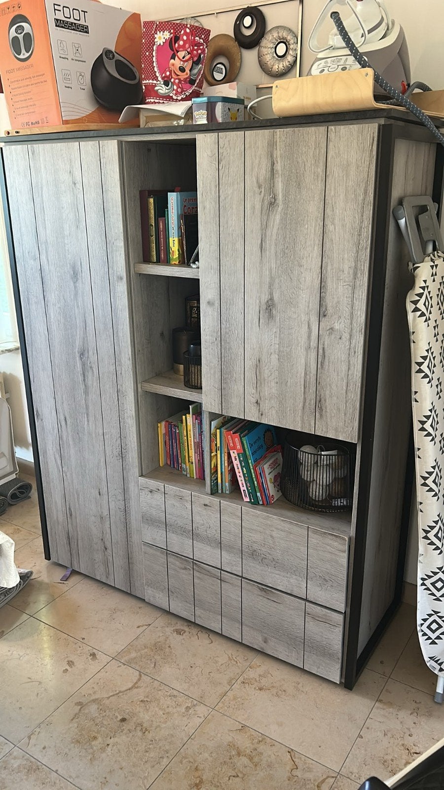 woonkamer tafel + kasten, Ophalen, Zo goed als nieuw