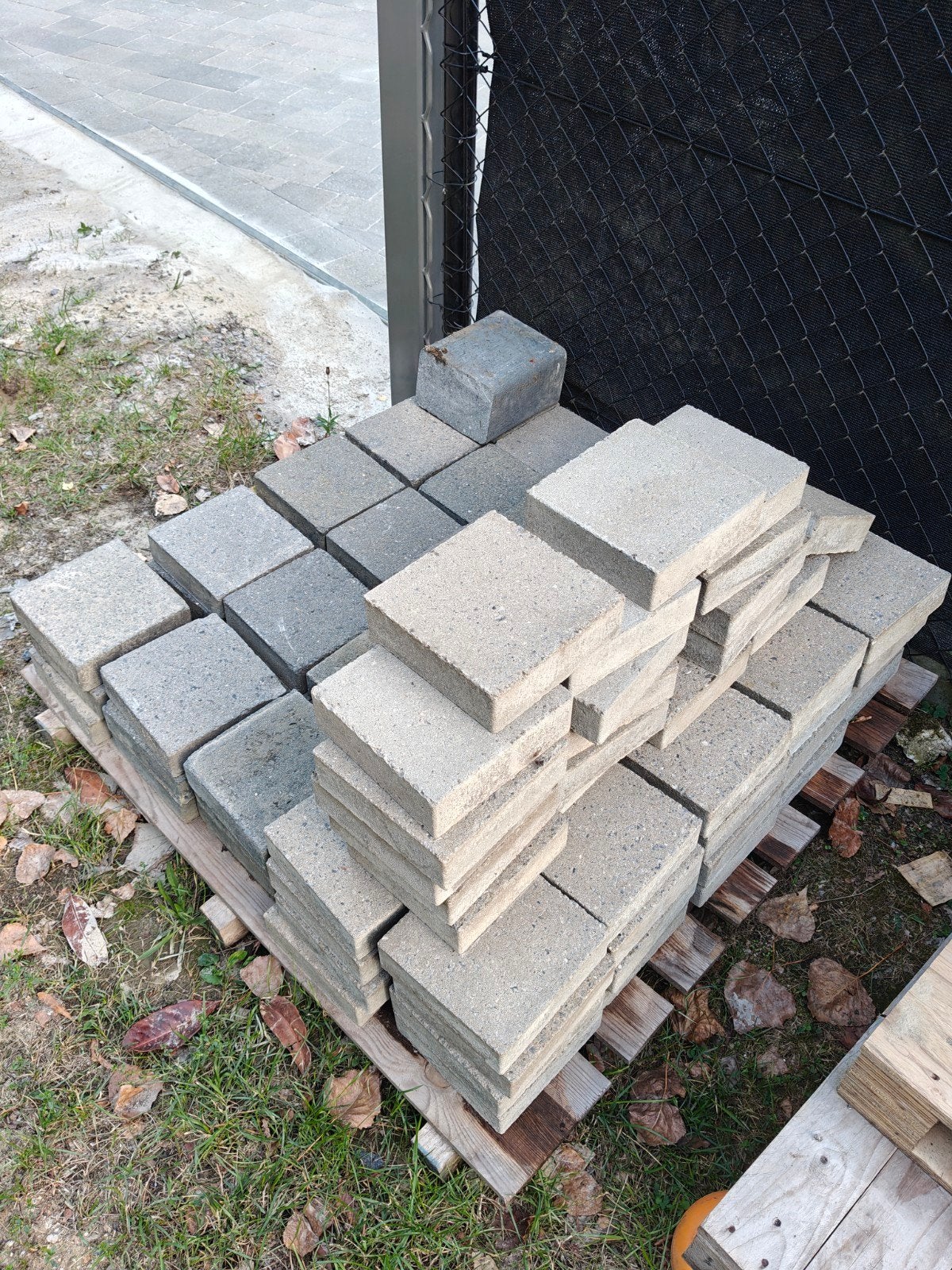 Getrommelde betonklinkers 19x19x6, Tuin en Terras, Tegels en Klinkers, Ophalen, Klinkers