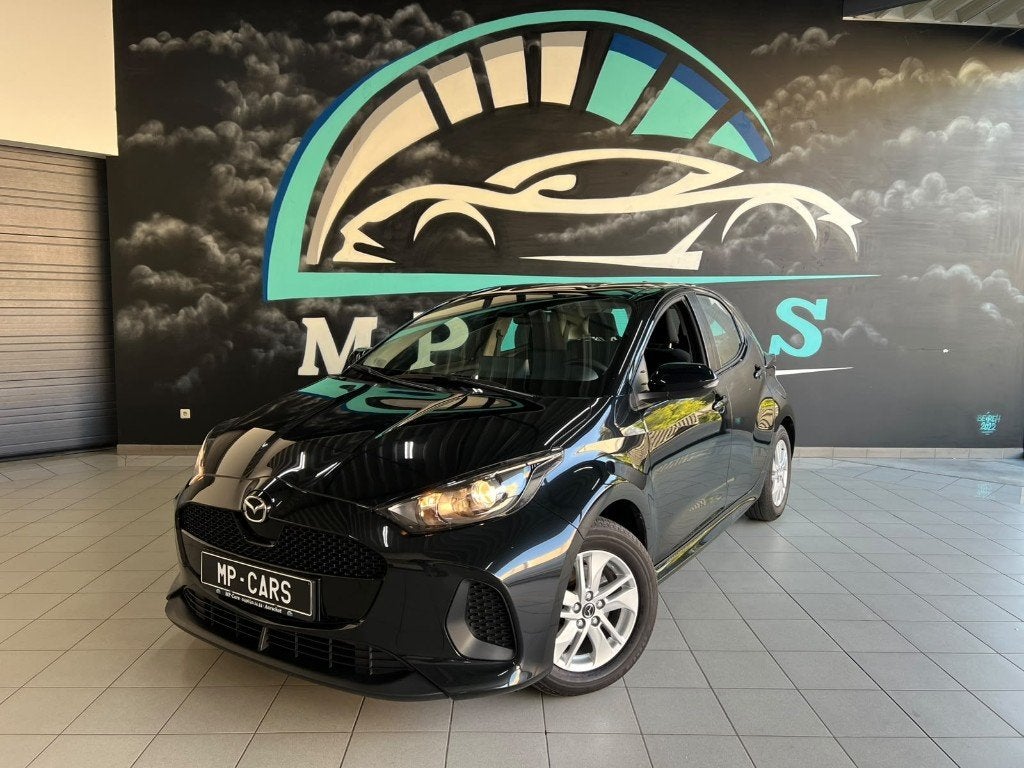Mazda2 Hybrid HATCH 1.5L, Stof, Zwart, 5 deurs, Hybride Elektrisch/Benzine