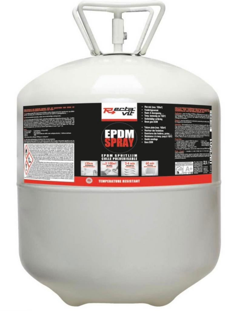 Rectavit spuitbare EPDM-lijm — fles van 22 liter, Doe-het-zelf en Bouw, Isolatie en Afdichting, Nieuw, Dakisolatie, Overige materialen