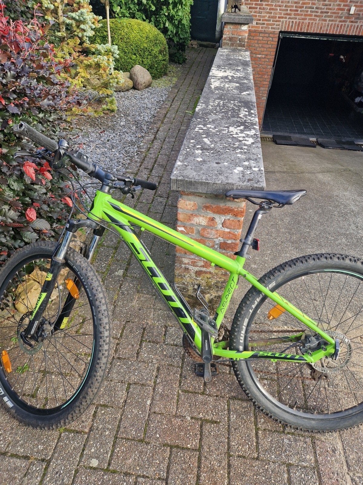 Groene mountainbike, Ophalen of Verzenden