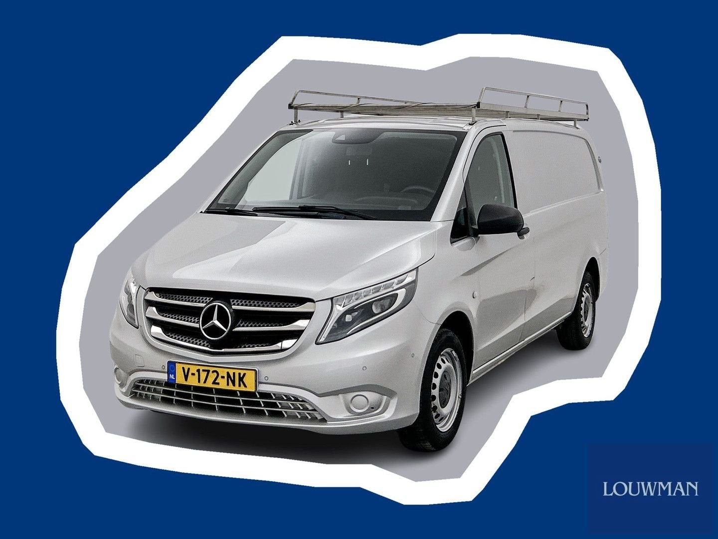 Mercedes-Benz Vito 114 CDI Lang Automaat Led Navigatie Imper, Autos, Argent ou Gris, Achat, Entreprise, Mercedes-Benz