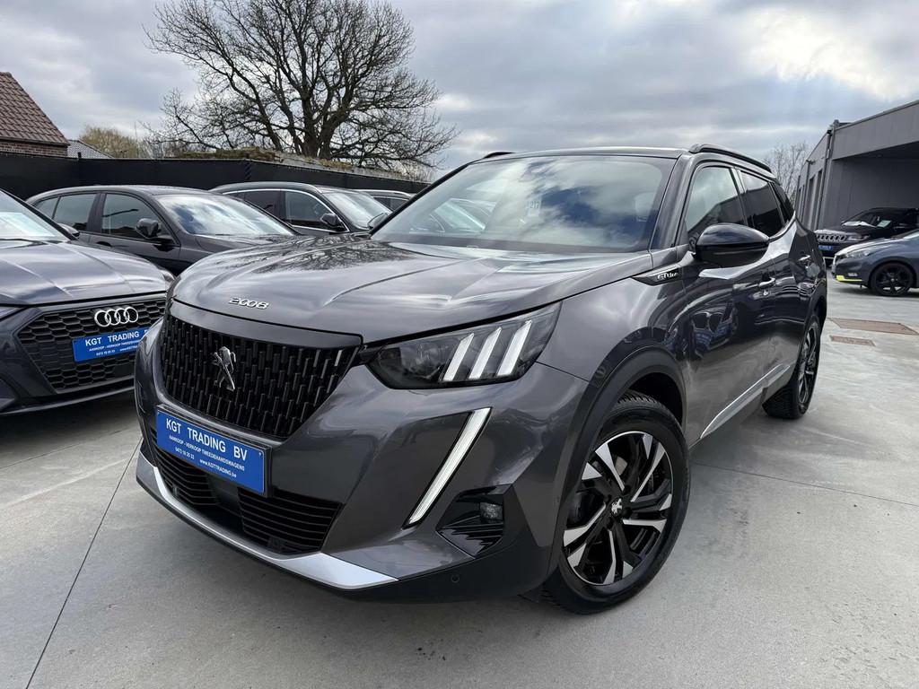 Peugeot 2008 1.2i 130PK GT-LINE PANO-DAK CAMERA LEDER FOCAL, Auto's, Gebruikt, 1199 cc, 103 g/km, Leder
