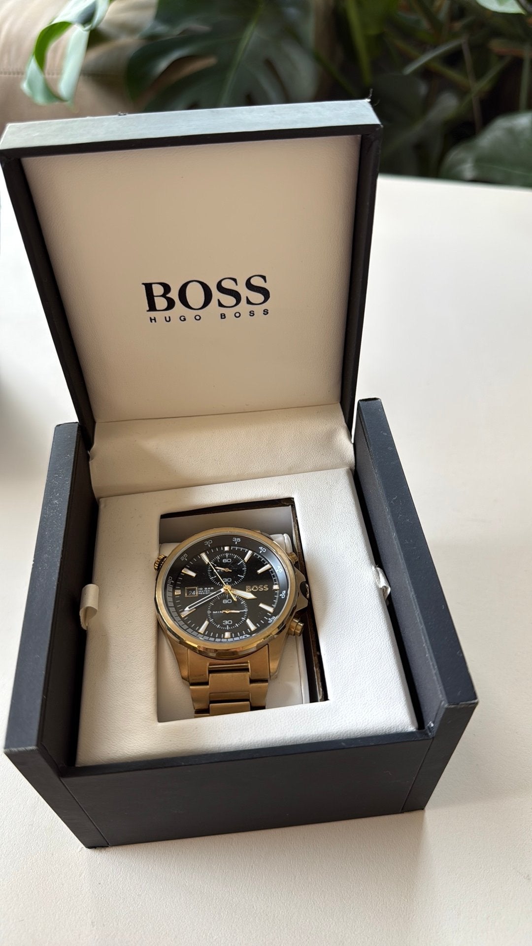 Herenhorloge Boss, Handtassen en Accessoires, Horloges | Heren, Ophalen, Zo goed als nieuw