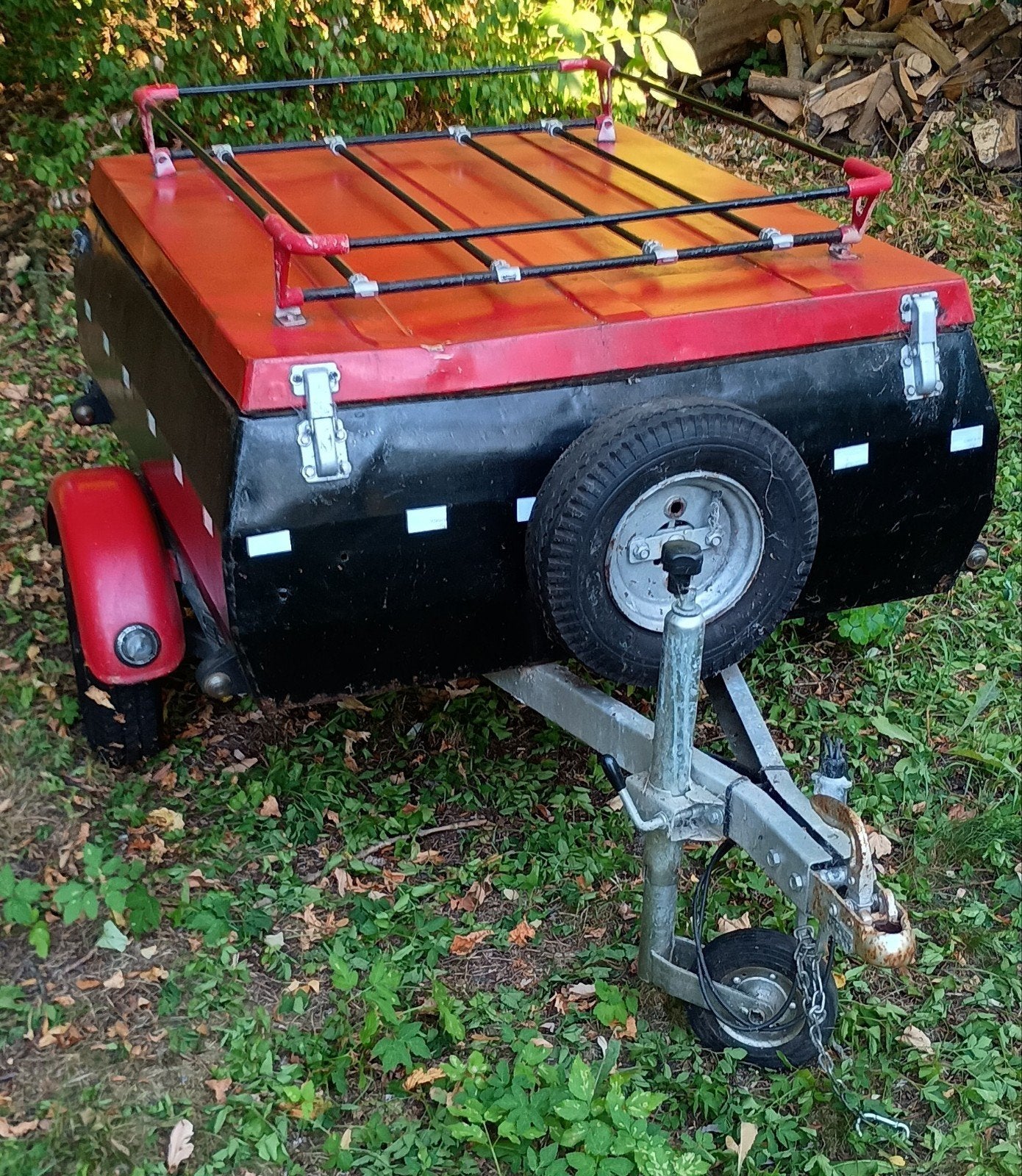 bagage aanhangwagen met dak, Auto diversen, Aanhangers en Bagagewagens, Ophalen, Gebruikt