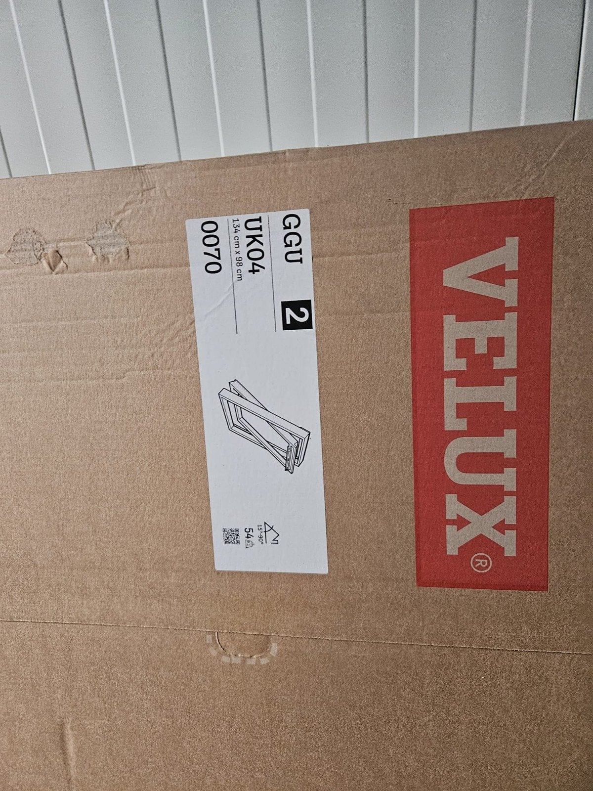 velux+hulpstuk pannen, Neuf, Lucarne, 120 à 160 cm, Enlèvement