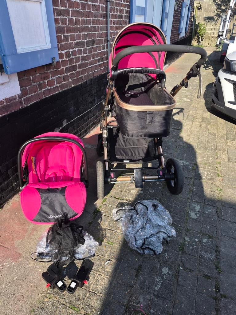 Buggy mio amore 3 in 1. Met plastic voor regen en muggennet, Enfants & Bébés, Poussettes & Combinaisons, Enlèvement