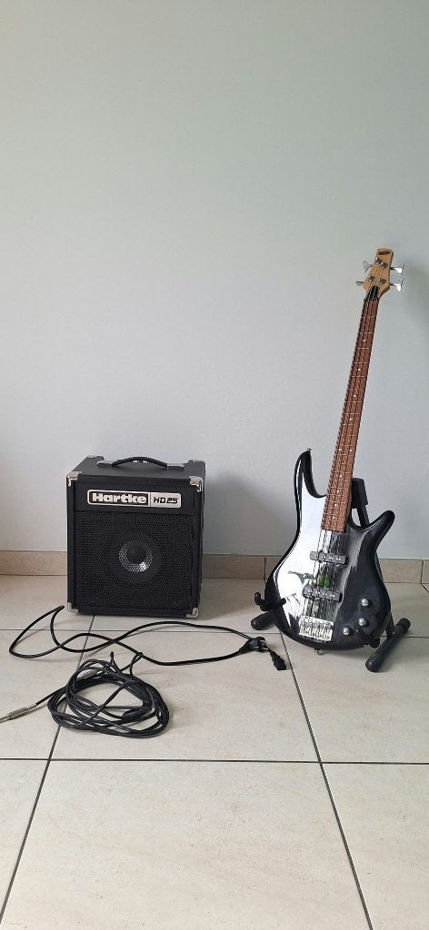 Ibanez Soundgear Gio GSR180 met versterker, Musique & Instruments, Enlèvement, Utilisé, Électrique