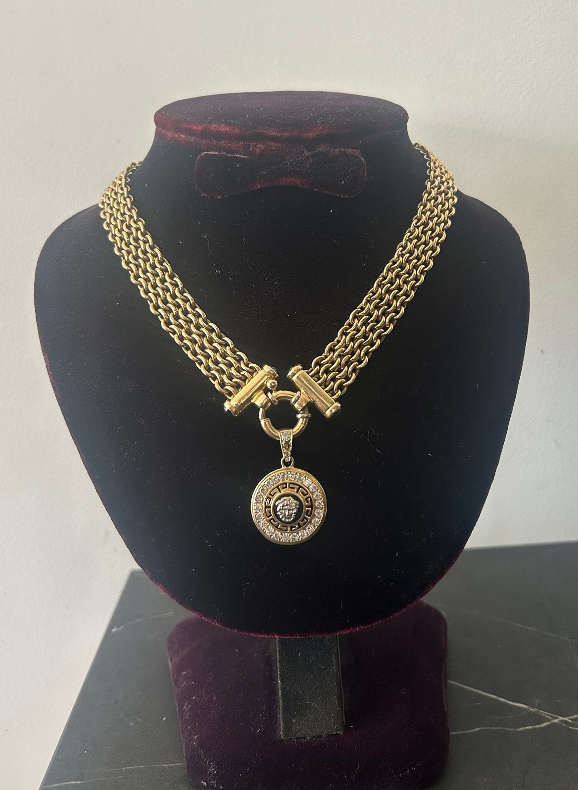 Prachtige zware 14k halsketting, Handtassen en Accessoires, Ophalen, Zo goed als nieuw