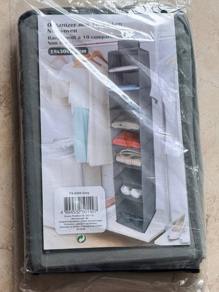 Kruidvat hangorganizer met 10 vakken – ongebruikt, Enlèvement, Neuf