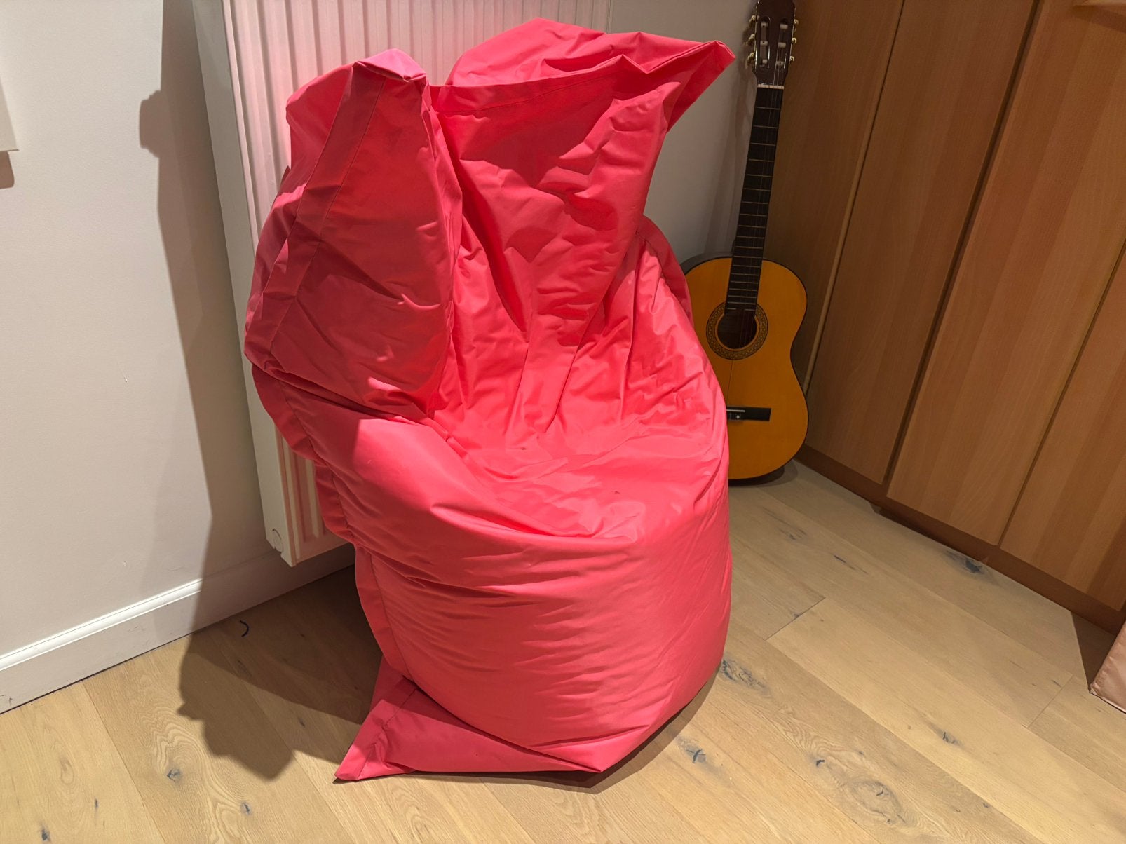 Zitzak, Huis en Inrichting, Ophalen, Zo goed als nieuw, Roze, Zitzak
