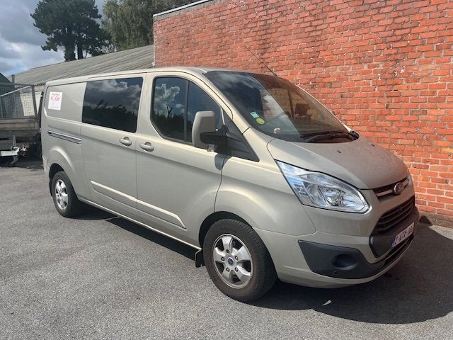 Ford transit custom E6 dubbel cab, Auto's, Voorwielaandrijving, 1995 cc, Euro 6, 4 cilinders