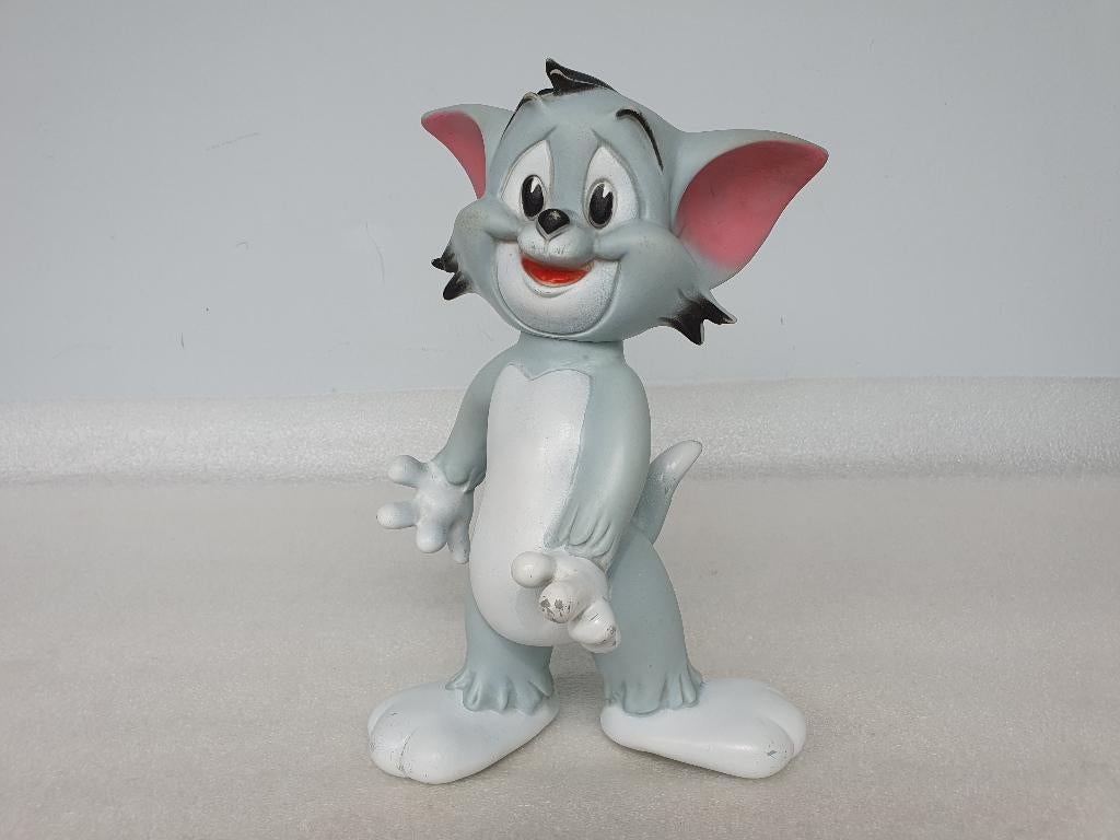 Tom & Jerry: pieper Tom ca. 26 cm (Ledra, made in Italy), Ophalen of Verzenden, Gebruikt