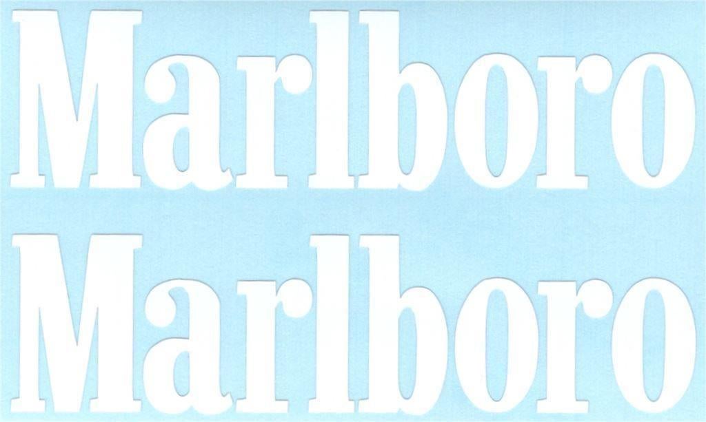 Marlboro sticker set #7, Motoren, Verzenden