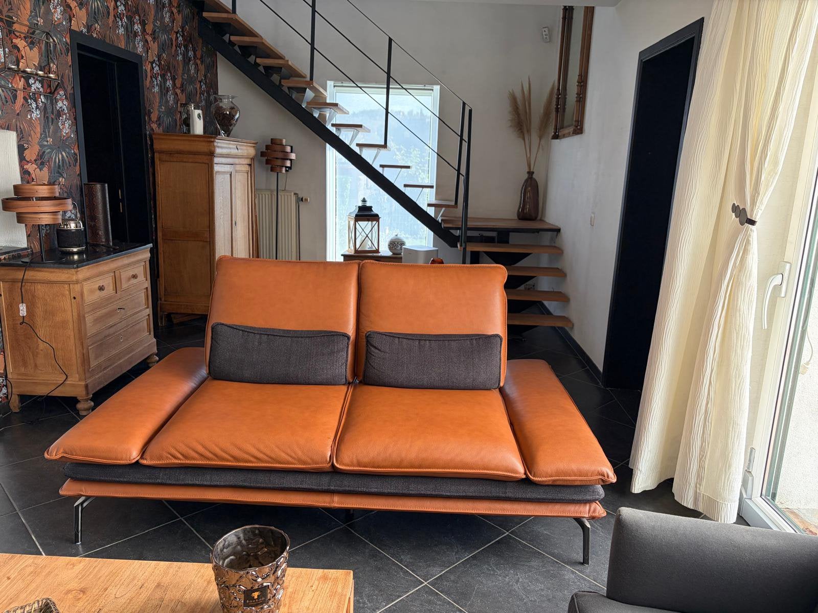 Canapé, Maison & Meubles, Enlèvement, Comme neuf, Cuir