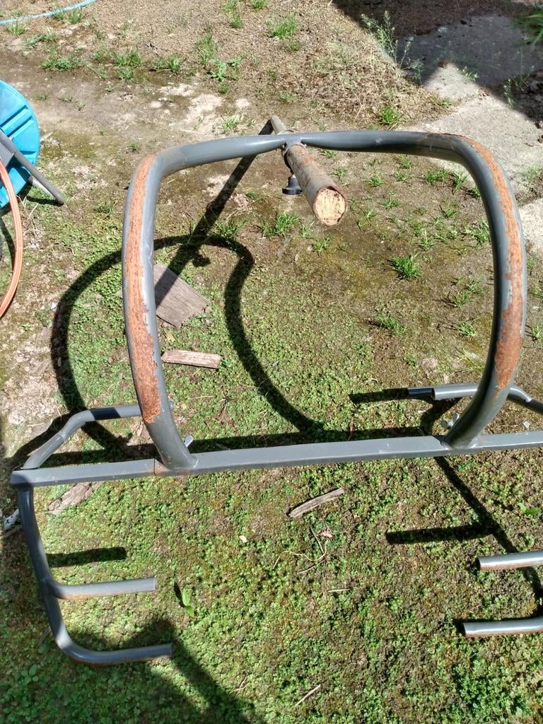 Gras machine heffer, Ophalen