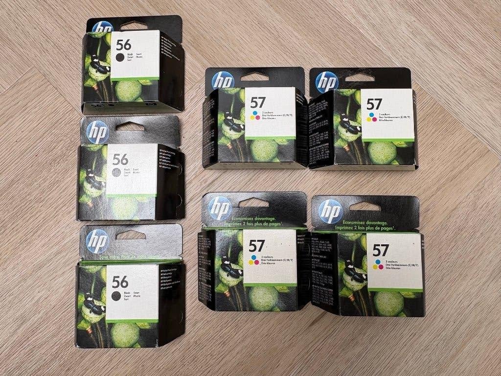 Nog 3 stuks cartridge HP 57 tri-color in dichte doosjes, Informatique & Logiciels, Fournitures d'imprimante, Neuf, Cartridge, Enlèvement ou Envoi