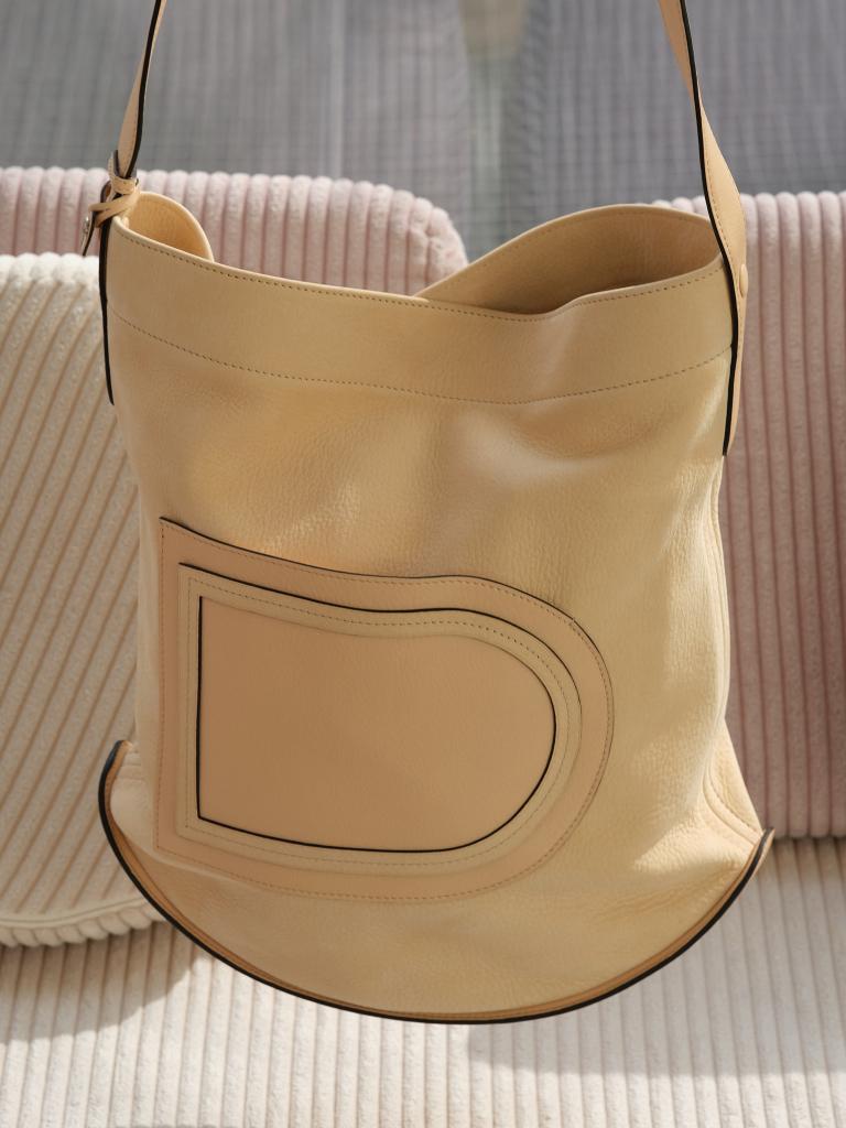 Delvaux Pin Daily, Enlèvement, Neuf, Beige, Sac à main