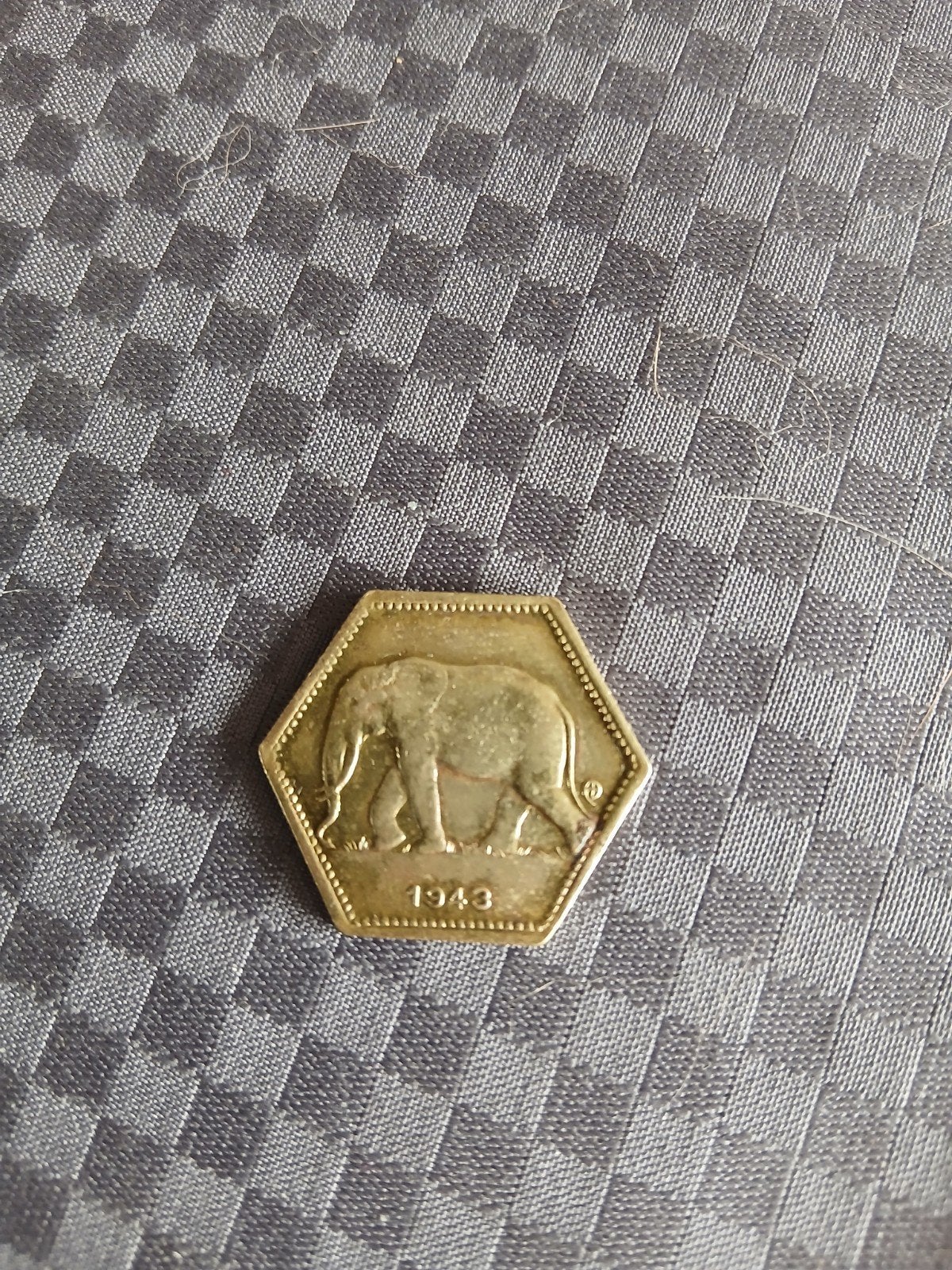 2 fr Belgisch Congo 1943, Ophalen of Verzenden