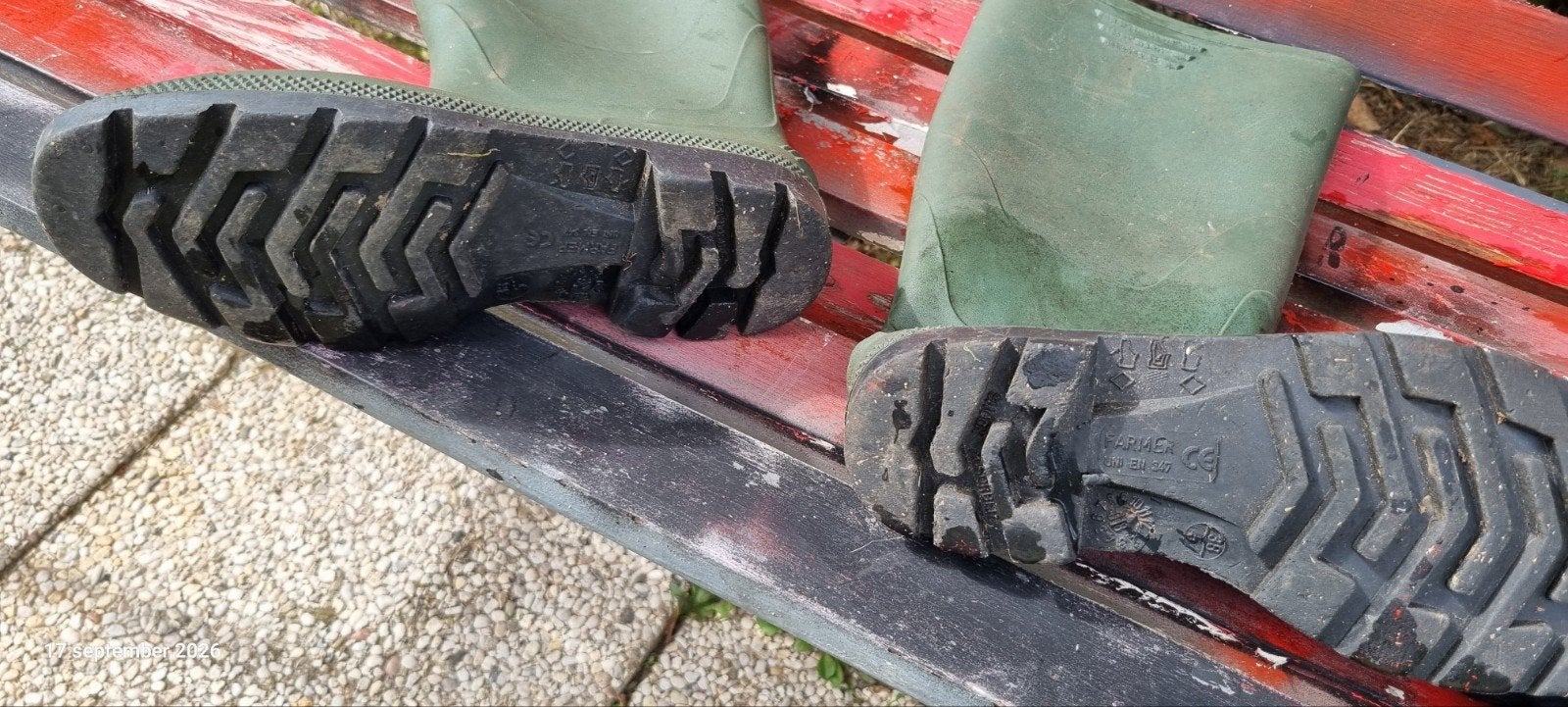 Bottes en caoutchouc, pointure 38, Jardin & Terrasse, Enlèvement, Bottes