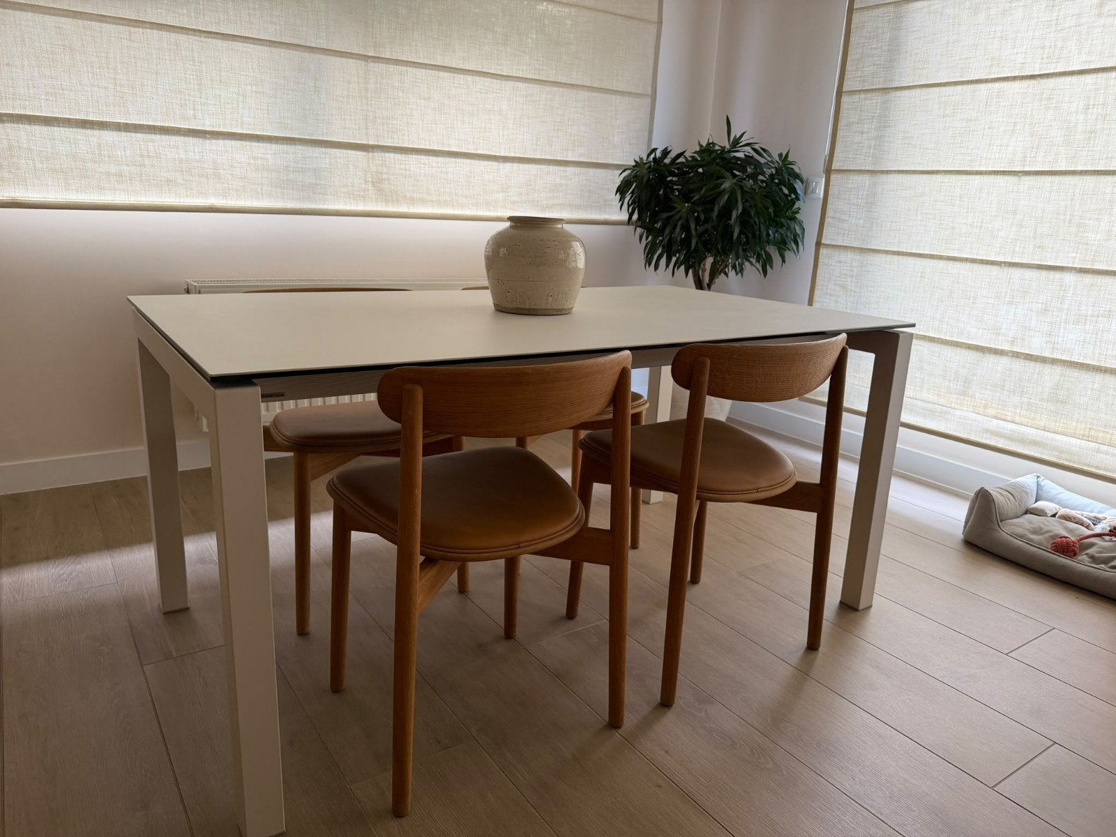 Mobliberica tafel, Ophalen, 50 tot 100 cm, Zo goed als nieuw, 150 tot 200 cm