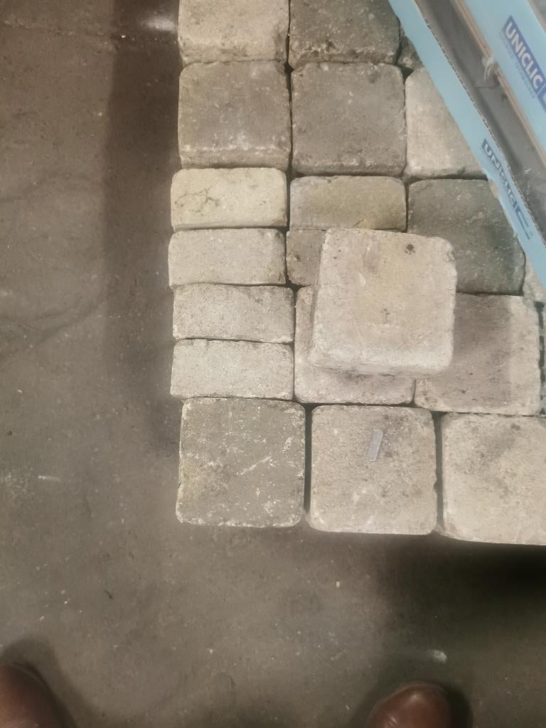 Klinkers, Tuin en Terras, Tegels en Klinkers, Ophalen, Gebruikt, Beton, Klinkers