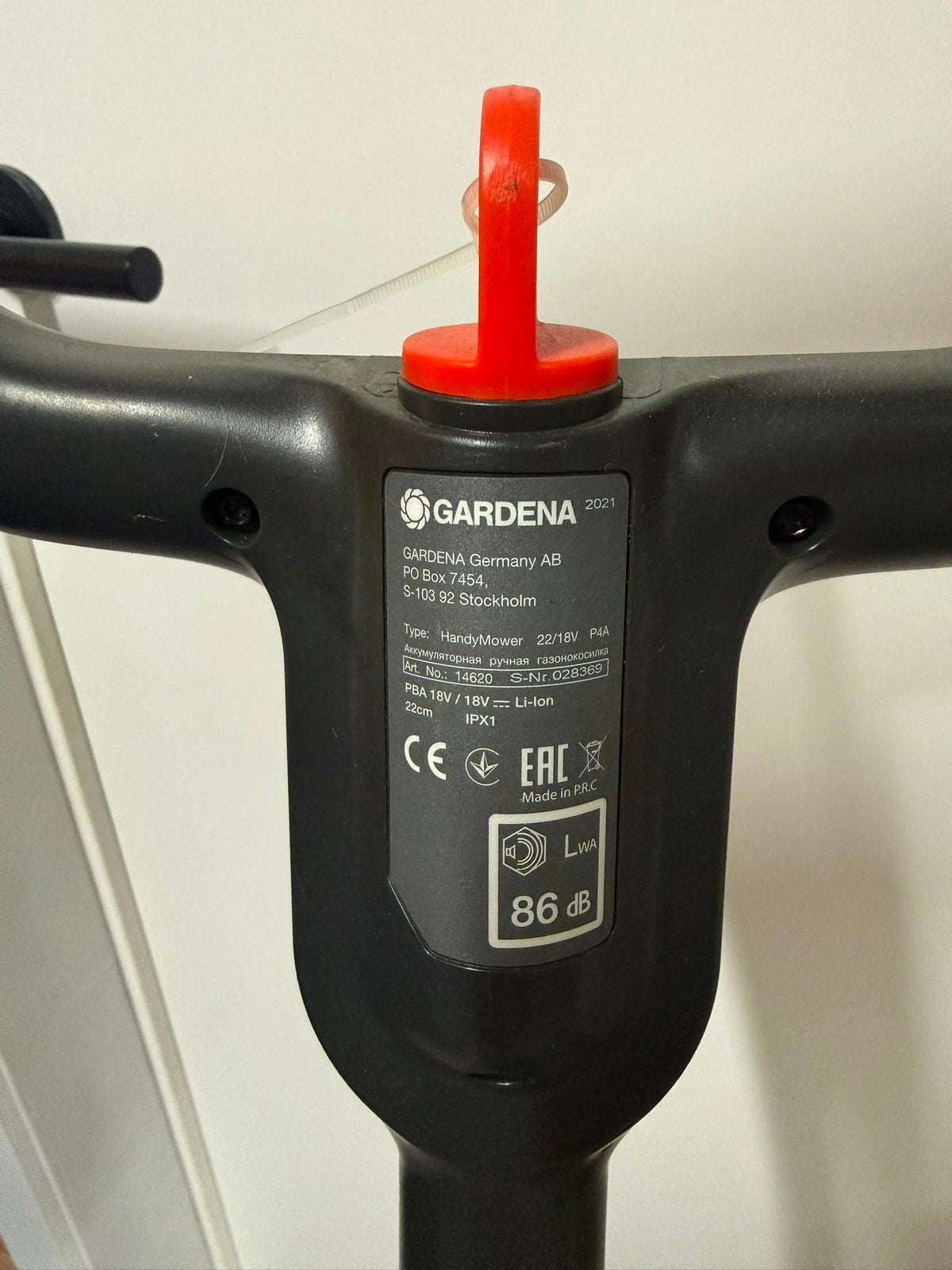 Gardena handymower 22/18V p4A accu Grasmaaier, Ophalen, Minder dan 30 cm, Accu-grasmaaier, Mulchfunctie
