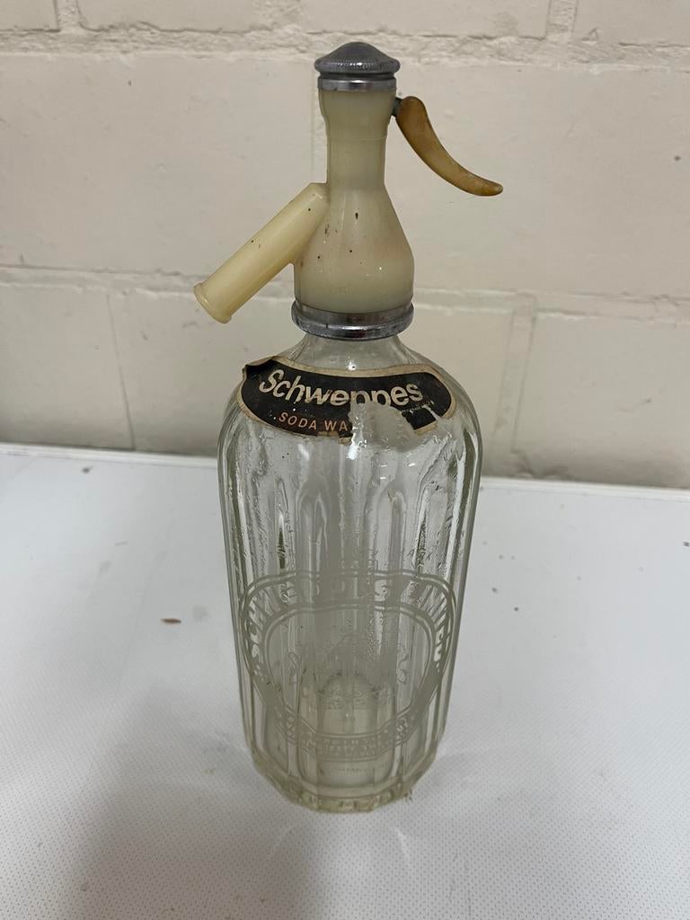 Schweppes soda water syphon fles, Enlèvement ou Envoi
