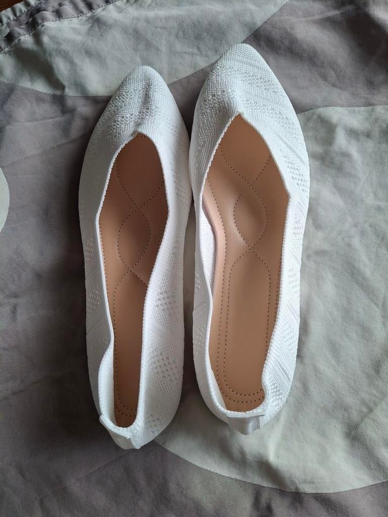 Schoene, Kleding | Dames, Schoenen, Wit, Nieuw, Shein, Ballerina's