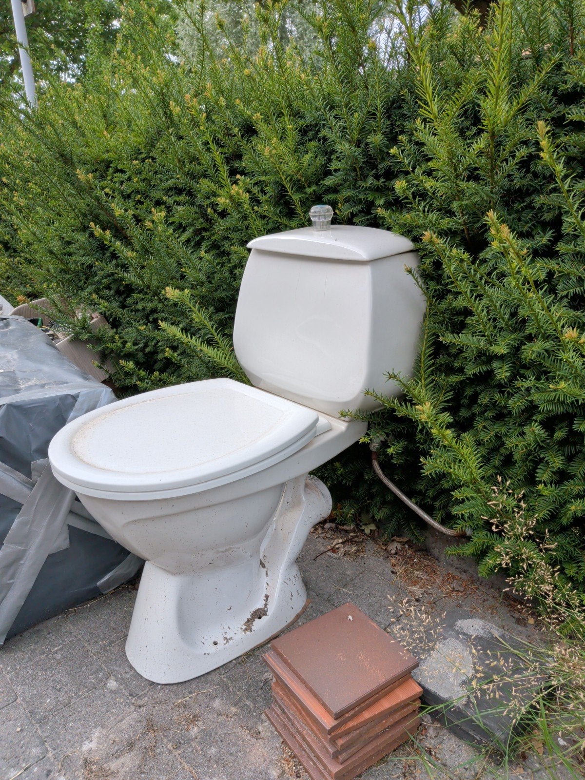 Wc toilet, Enlèvement