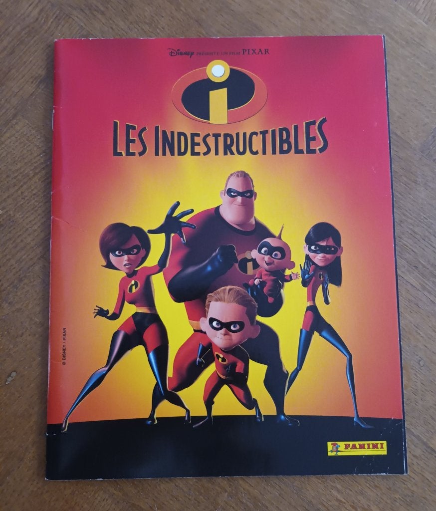Disney's album The Incredibles Panini, collector, Ophalen of Verzenden, Zo goed als nieuw, Sticker