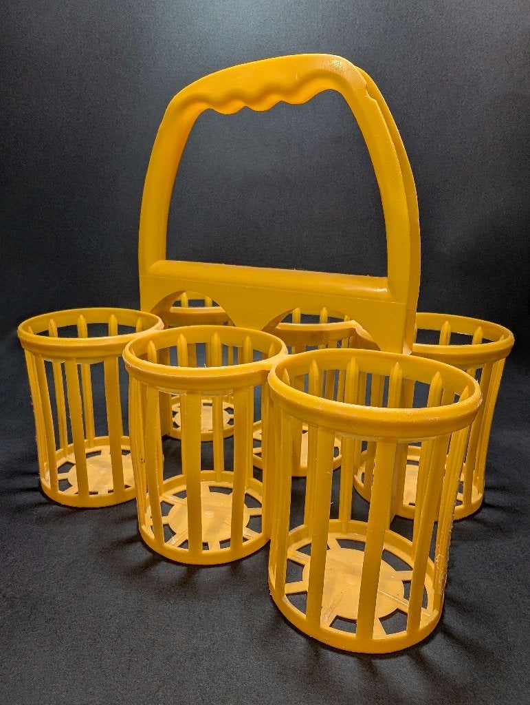 Casier vintage 60's pour bouteilles (Made in Holland), Maison & Meubles, Autres matériaux, 5 – 50, Envoi, 5 à 15 bouteilles