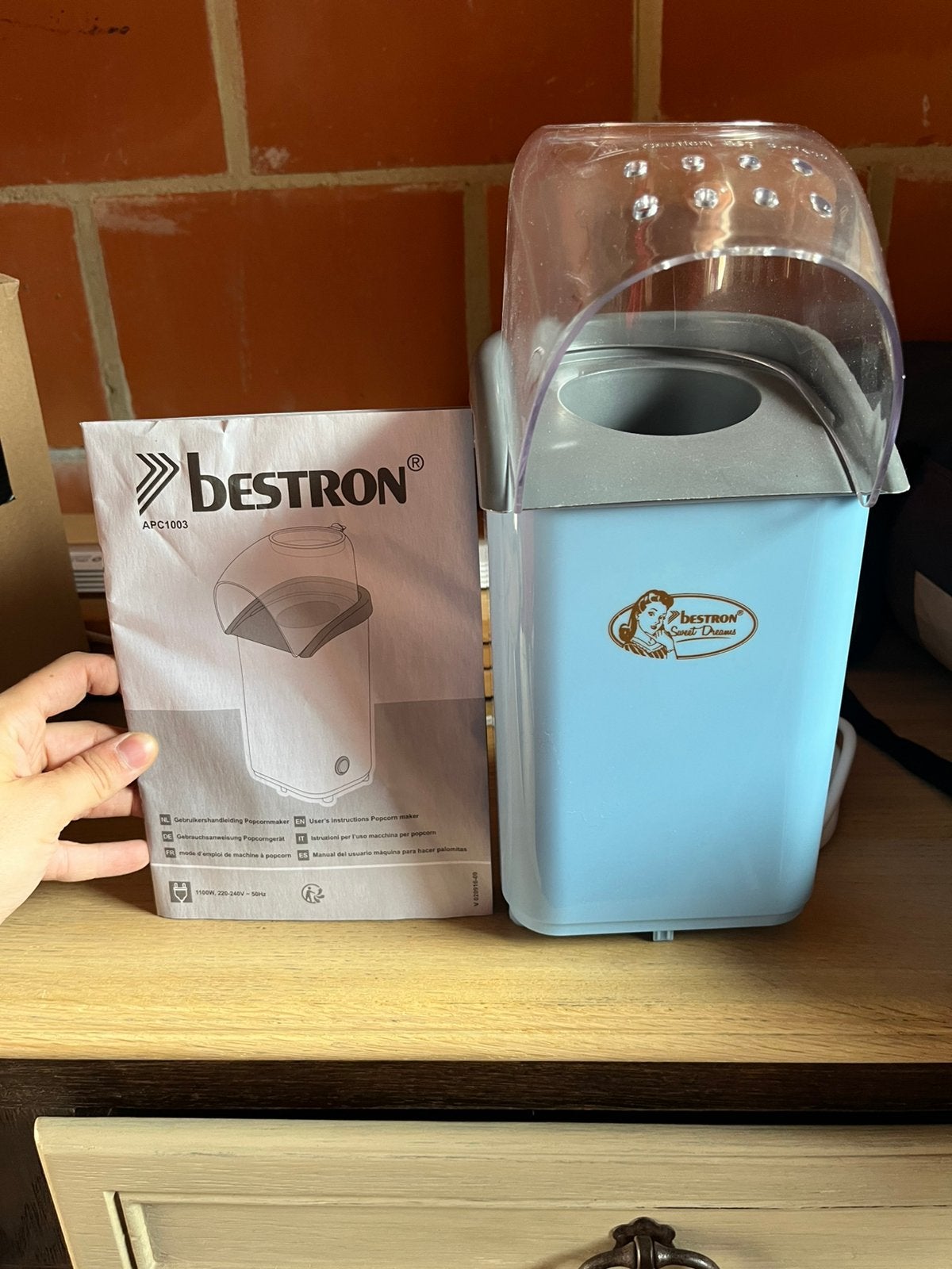 Machine à pop-corn, Enlèvement, Comme neuf