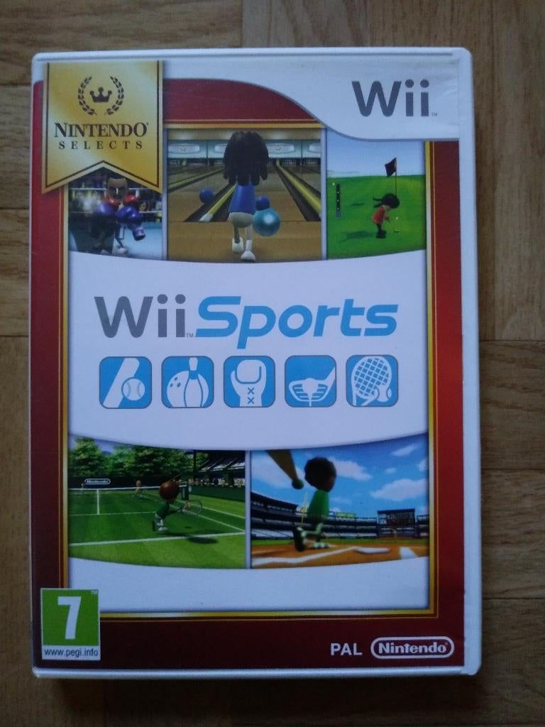 Jeu Wii Sports Nintendo Select pour Wii ou Wii U, Enlèvement ou Envoi, À partir de 3 ans, 3 joueurs ou plus, Sport