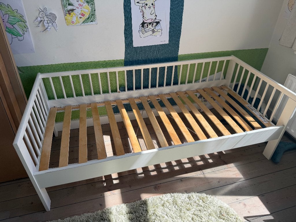 Peuterbed IKEA, Kinderen en Baby's, Ophalen, Gebruikt, 70 tot 85 cm, Matras