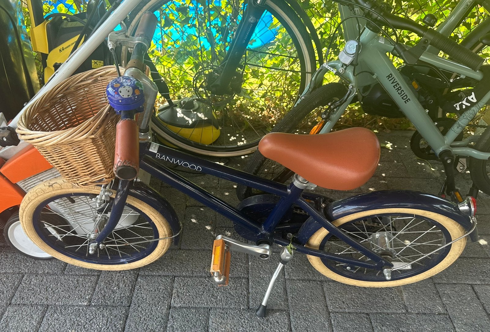 Fiets Banwood, Ophalen, Gebruikt, 16 tot 20 inch, Zijwieltjes