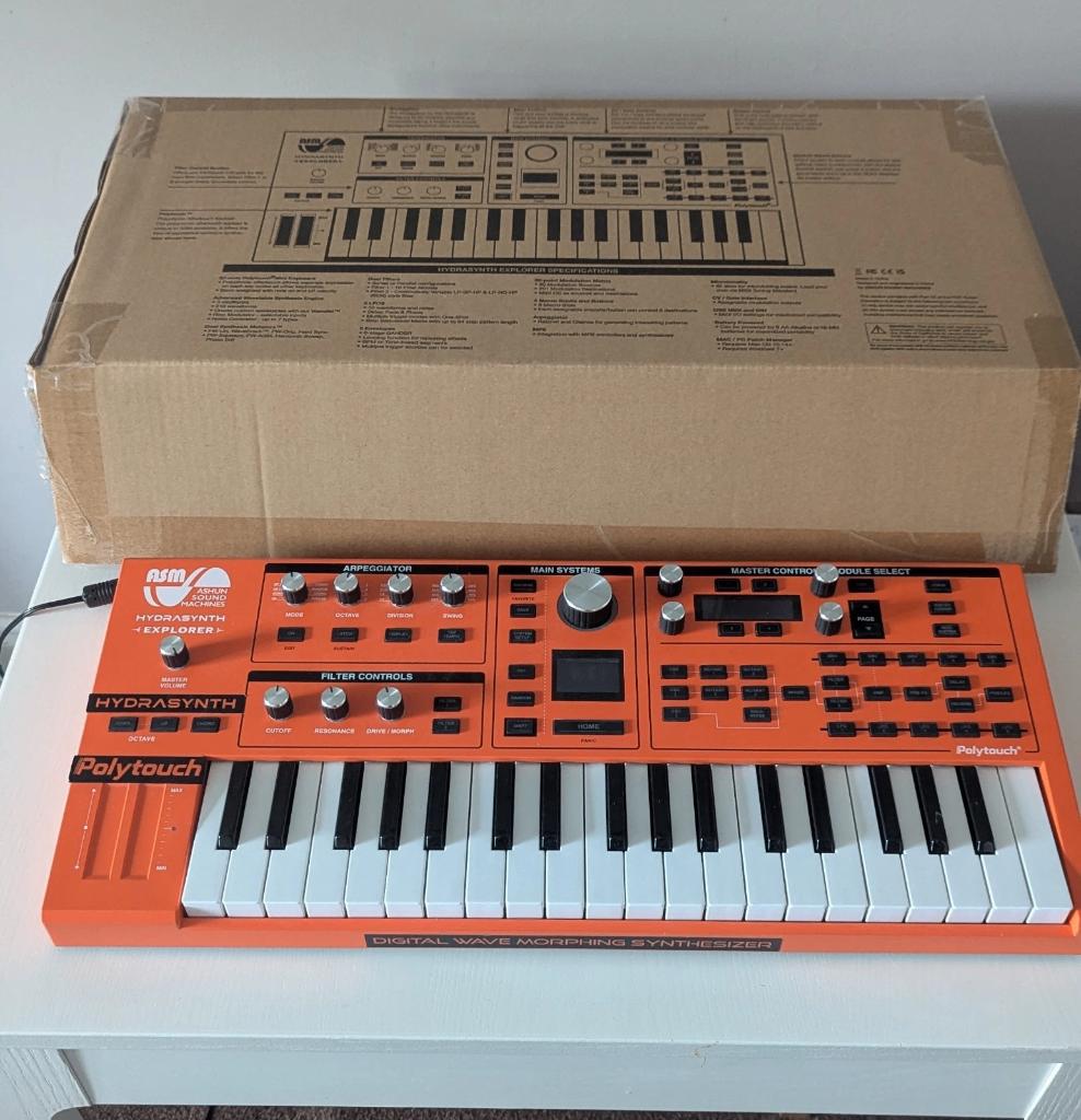 ASM Hydrasynth Explorer synthesizer, Muziek en Instrumenten, Synthesizers, Overige merken, Gebruikt, Met midi-aansluiting, Overige aantallen