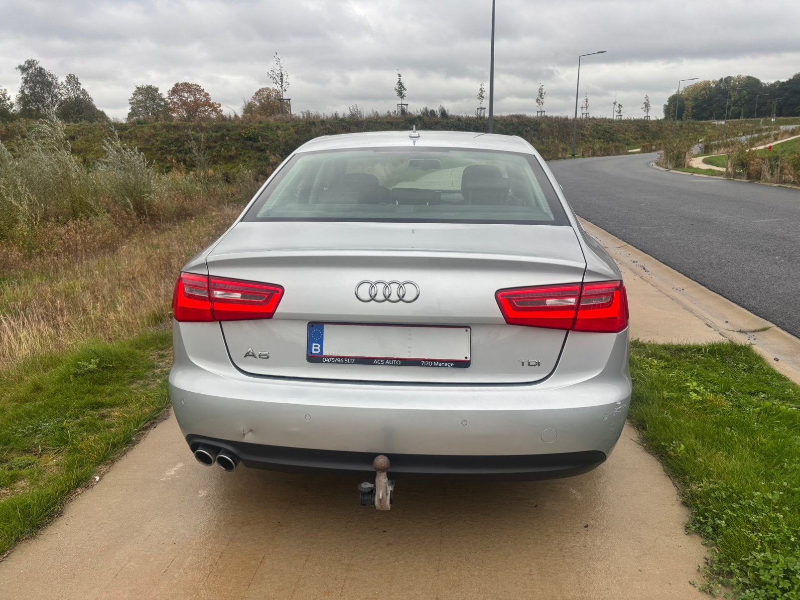 Audi A6 2.0 TDI 2012 60000km CERTIFIÉS Car-Pass AvecGARANTIE, Cuir, Entreprise, Boîte manuelle, Ordinateur de bord