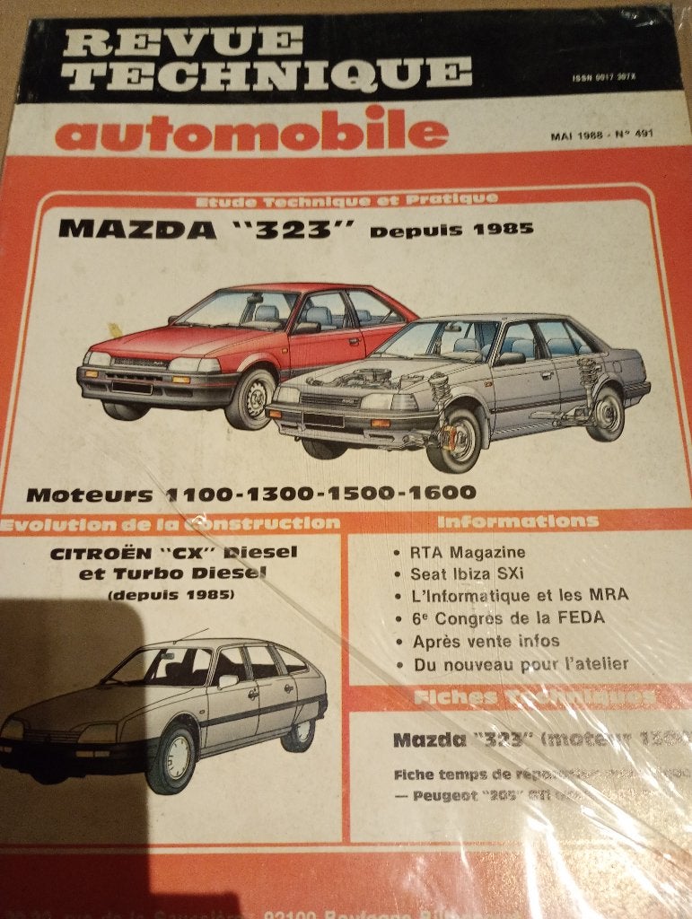 revue technique mazda 323 essence 1985-1989, Autos : Divers, Enlèvement ou Envoi