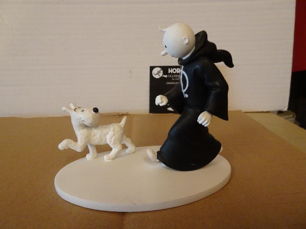 Figuur Kuifje zwart-wit - HS nr. 5 - Kuifje in een toga, Ophalen of Verzenden, Kuifje, Zo goed als nieuw, Beeldje of Figuurtje
