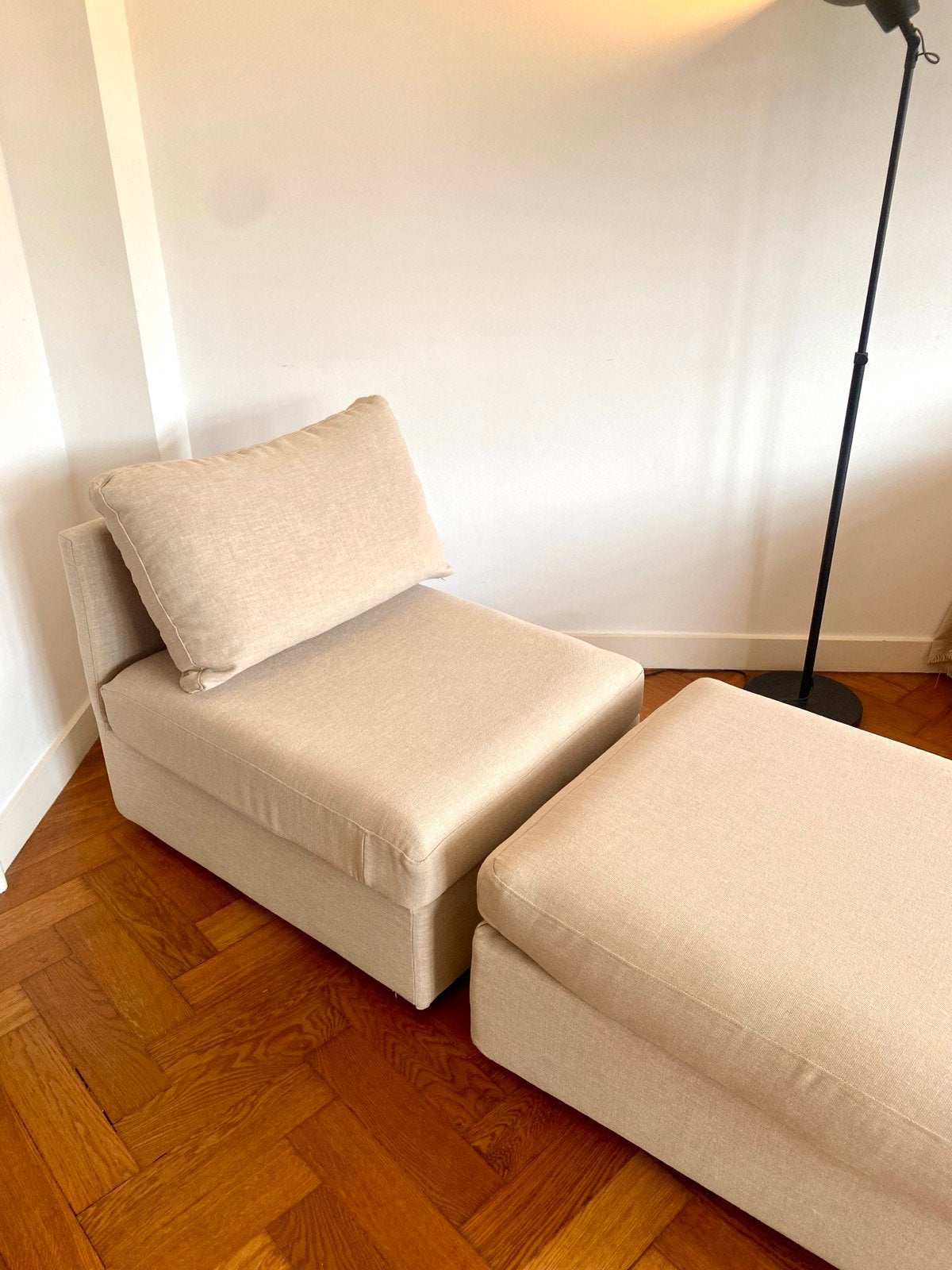 Fauteuil/Chauffeuse/Pouf/Repose-pieds, Enlèvement, Comme neuf
