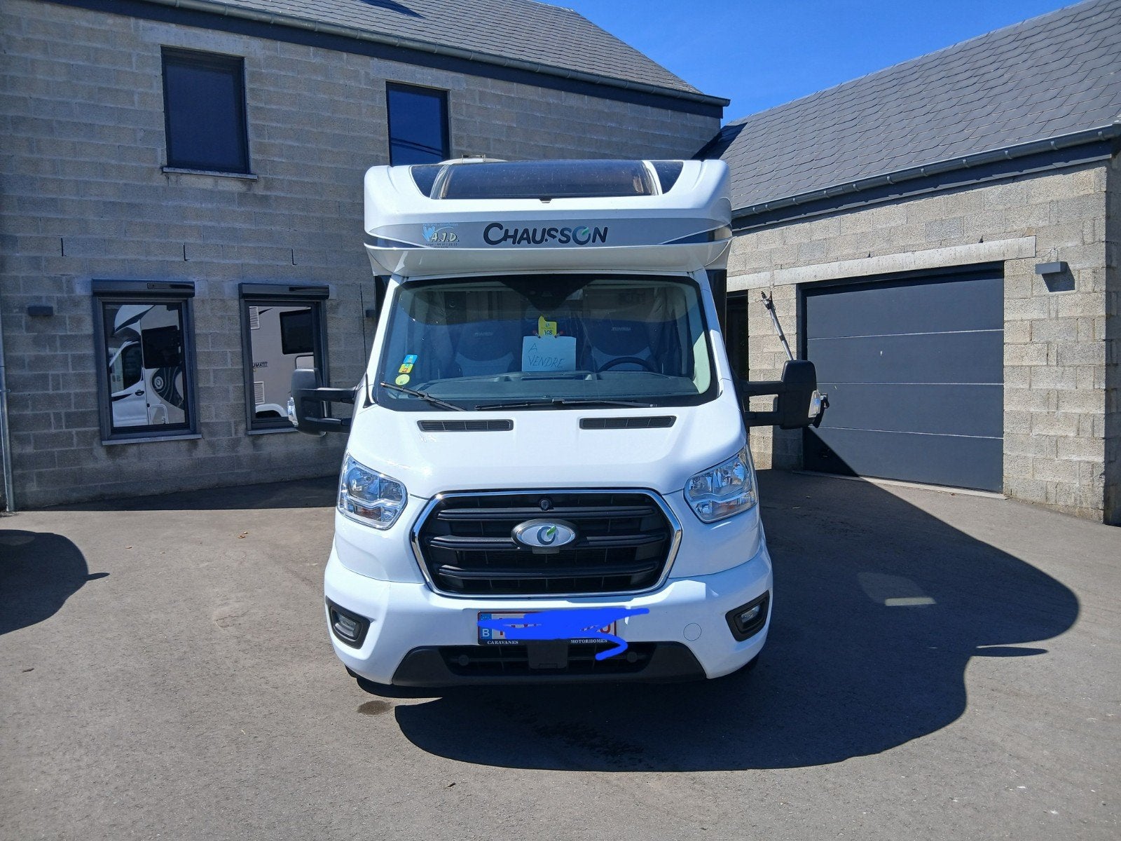 Chausson 720 Titanium,5 places,170cv,boîte auto.Car pass OK., Jusqu'à 5, Toilette à cassette, Ford, Chausson