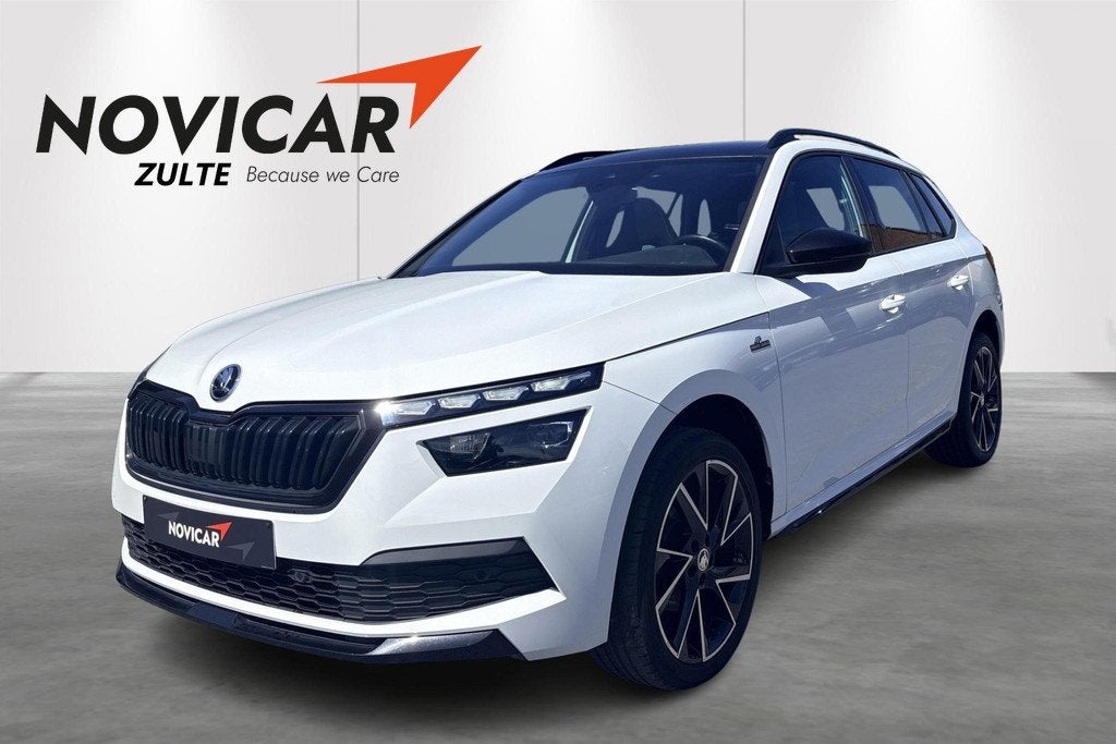 Skoda Kamiq 1.0 TSI DSG7 Monte Carlo - PANODAK + CAMERA + GP, Stof, Gebruikt, https://public.car-pass.be/vhr/d5307f44-d314-4c8d-8b9d-9438a72a3ef6