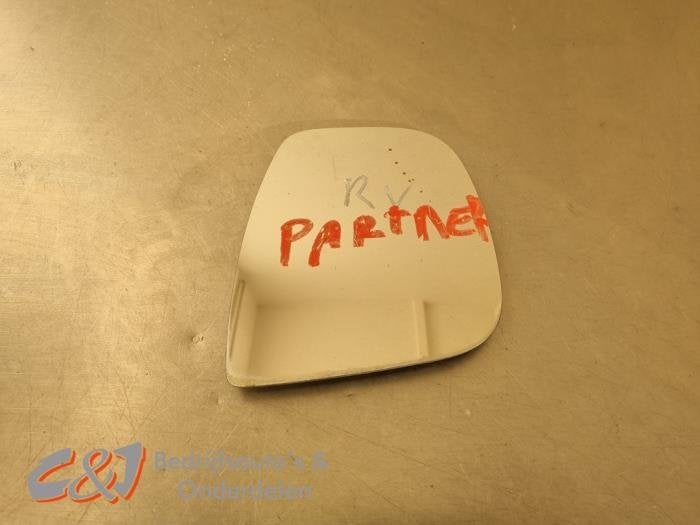 Glace rétroviseur droit d'un Peugeot Partner, -, 3 mois de garantie, Utilisé, -