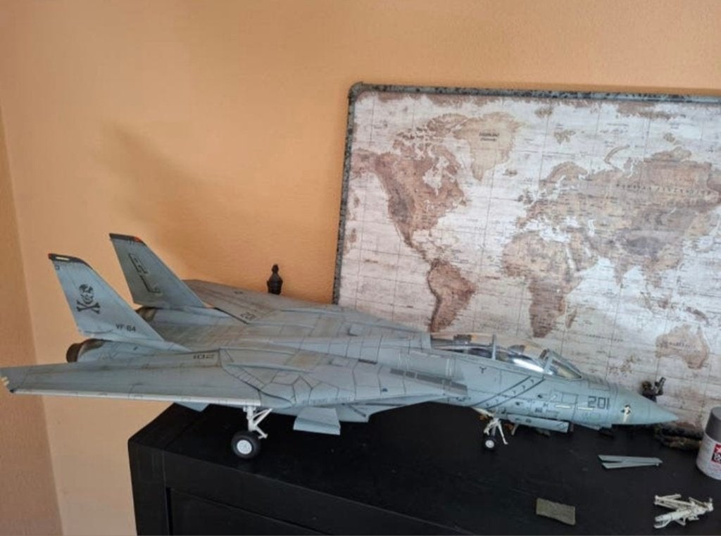JSI/Merit F-14a Tomcat 1/18, Hobby & Loisirs créatifs, Modélisme | Avions & Hélicoptères, Utilisé, Avion, Plus grand que 1:72