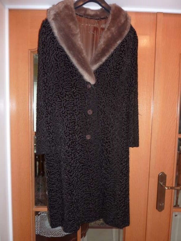 zwarte wintermantel voor dame   maat 42-44, Ophalen, Gedragen, Maat 42/44 (L)