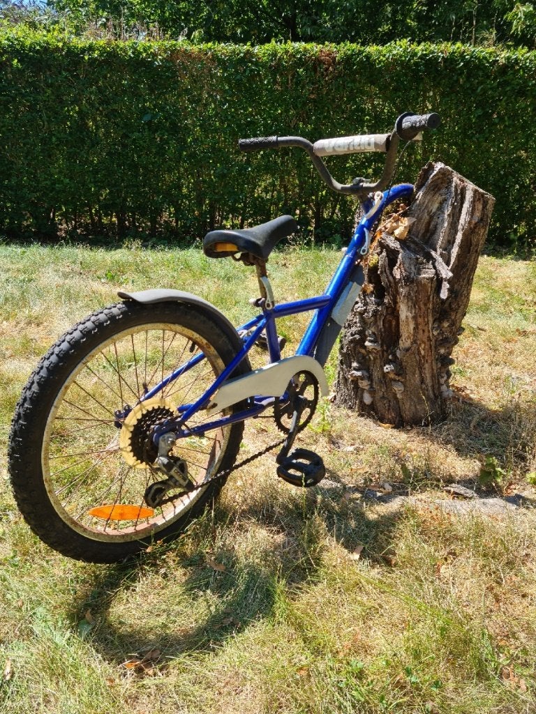 aanhangfiets, Fietsen en Brommers, Fietsaccessoires | Aanhangwagens en Karren, Ophalen, Gebruikt, Opvouwbaar, Aanhangfiets