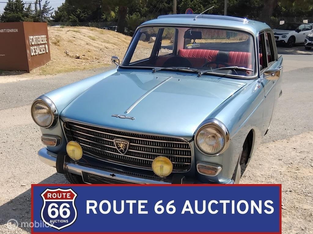 Peugeot 404 Super Luxe | 1967 | Route 66 Auctions, Autos, Achat, Entreprise, Boîte manuelle, Autre carrosserie